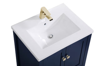 Aqua Bathroom Vanity in Blue