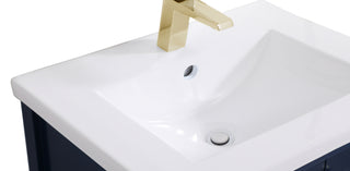 Aqua Bathroom Vanity in Blue