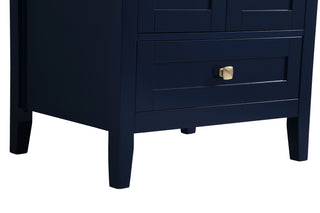 Aqua Bathroom Vanity in Blue