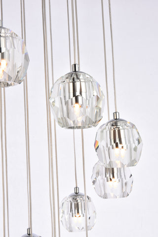 Eren LED Pendant in Chrome