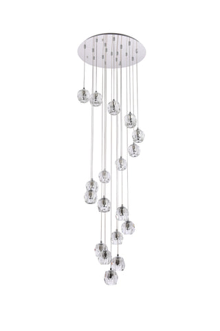 Eren LED Pendant in Chrome