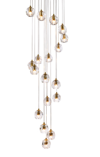 Eren LED Pendant in Gold