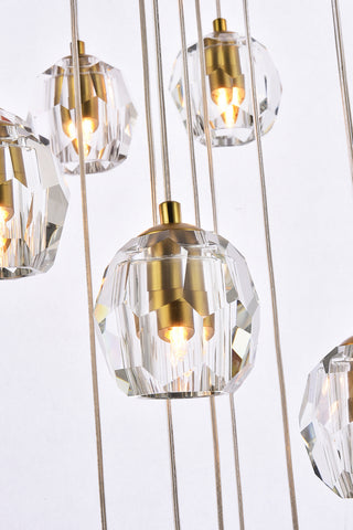 Eren LED Pendant in Gold