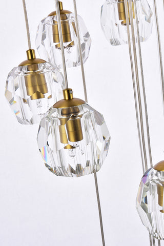 Eren LED Pendant in Gold