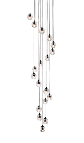 Eren LED Pendant in Black