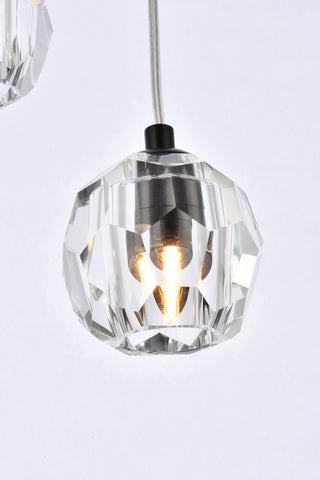 Eren LED Pendant in Black