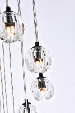 Eren LED Pendant in Black