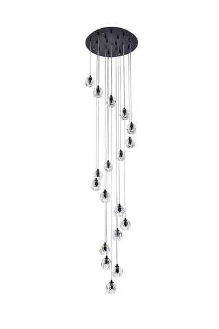 Eren LED Pendant in Black