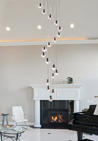 Eren LED Pendant in Black