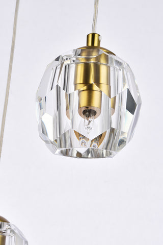 Eren LED Pendant in Gold