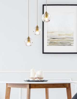 Eren LED Pendant in Gold