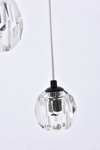 Eren LED Pendant in Black