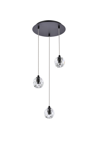 Eren LED Pendant in Black