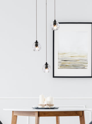 Eren LED Pendant in Black