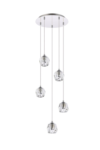 Eren LED Pendant in Chrome
