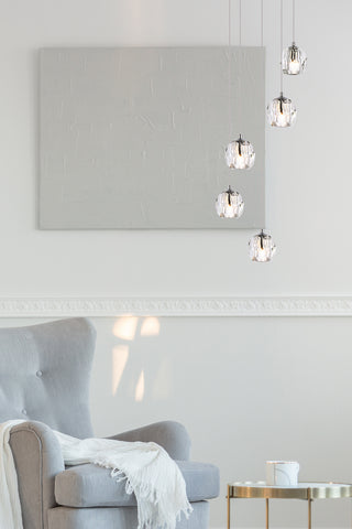 Eren LED Pendant in Chrome