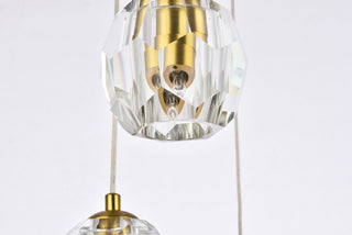 Eren LED Pendant in Gold