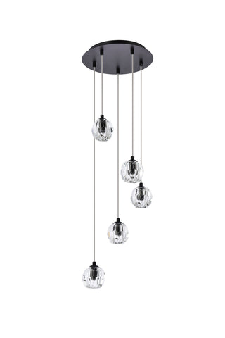 Eren LED Pendant in Black