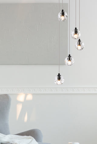 Eren LED Pendant in Black