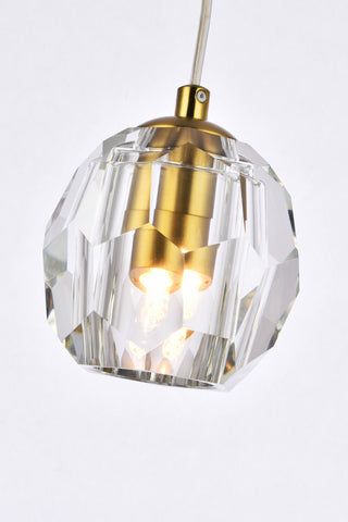 Eren LED Pendant in Gold