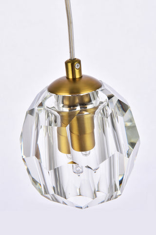Eren LED Pendant in Gold