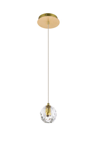 Eren LED Pendant in Gold