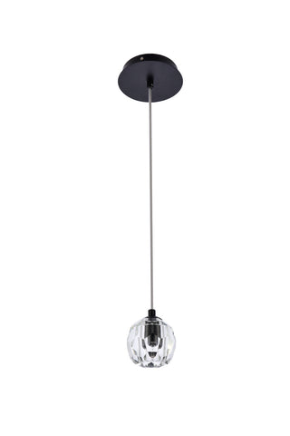 Eren LED Pendant in Black