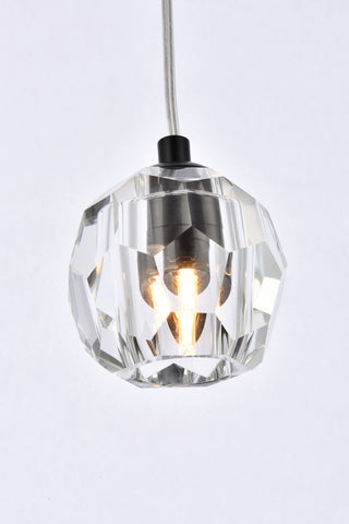 Eren LED Pendant in Black