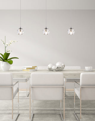 Eren LED Pendant in Chrome