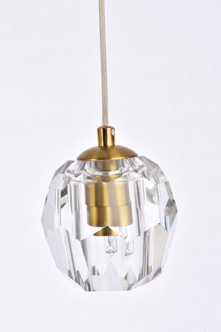 Eren LED Pendant in Gold