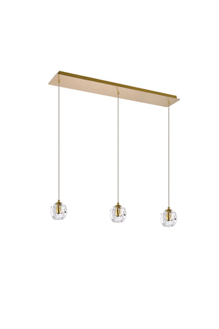 Eren LED Pendant in Gold