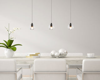 Eren LED Pendant in Black