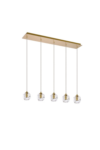Eren LED Pendant in Gold