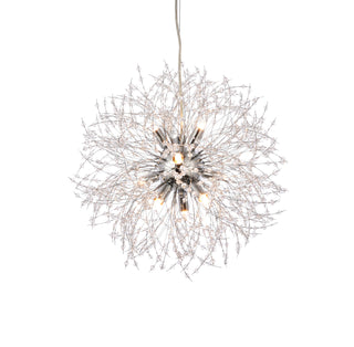 Solace Nine Light Pendant in Chrome