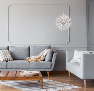 Solace Nine Light Pendant in Chrome