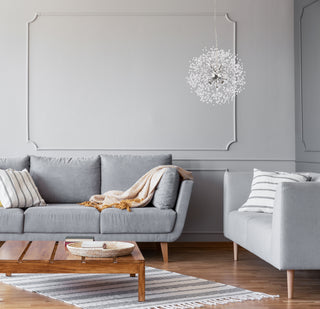 Solace Nine Light Pendant in Chrome