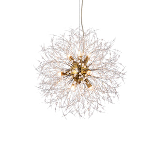 Solace Nine Light Pendant in Gold