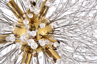 Solace Nine Light Pendant in Gold