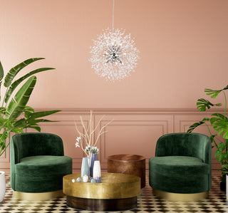 Solace 12 Light Pendant in Chrome