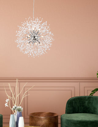 Solace 12 Light Pendant in Chrome