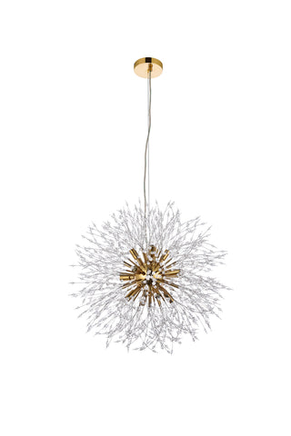 Solace 12 Light Pendant in Gold
