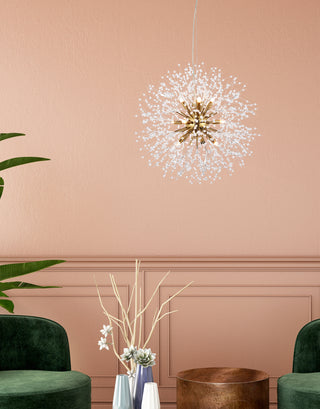 Solace 12 Light Pendant in Gold