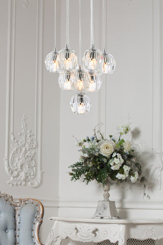 Eren LED Pendant in Chrome