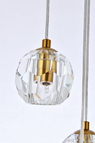 Eren LED Pendant in Gold