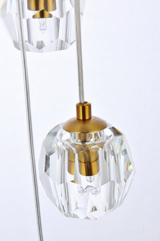 Eren LED Pendant in Gold