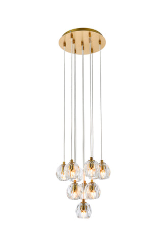 Eren LED Pendant in Gold