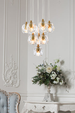 Eren LED Pendant in Gold