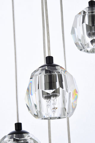 Eren LED Pendant in Black