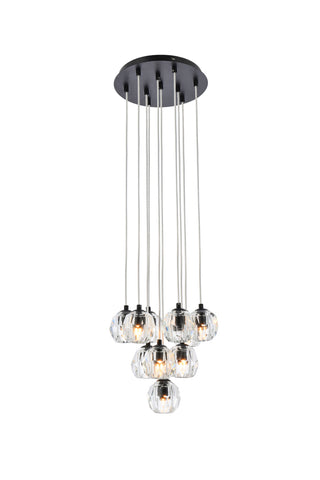 Eren LED Pendant in Black