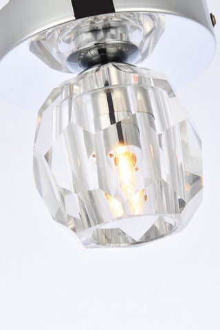 Eren LED Flush Mount in Chrome